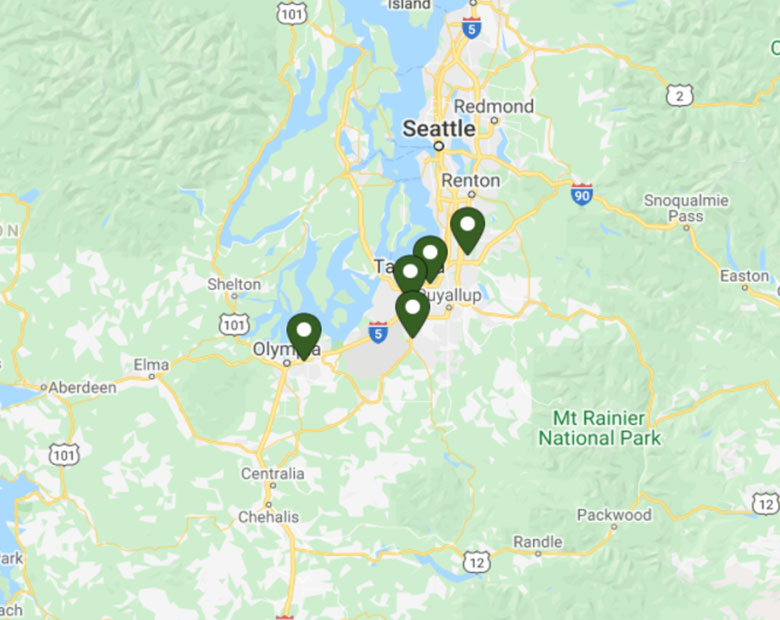 Check Mate Washington Stores Pin in Map
